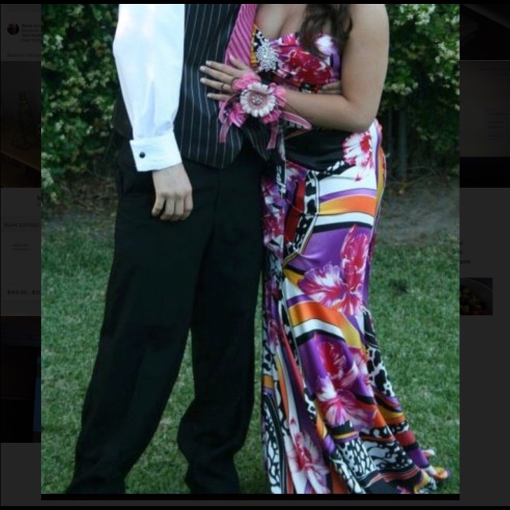 Mermaid style prom dress